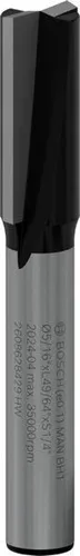 Bosch Nutfräser Arbeits-L.19,5mm D.8mm L.51mm Schaft 1/4Zoll