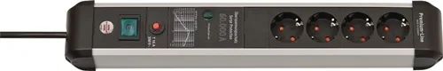 Steckdosenleiste Premium-Protect-Line 16 A 230 V schwarz/silber Steckd.4