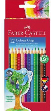 Faber-Castell Farbstift Colour GRIP 112412 farbig 12 St./Pack.