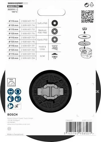 Bosch Stützteller PRO D.125mm weich X-LOCK