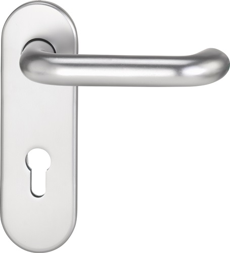 Feuerschutzgarnitur für Türstärke 40-65 mm PZ abgerundet DIN links / rechts EDI