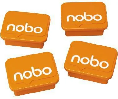 Nobo Magnet 1905327 18x22mm orange 4 St./Pack.