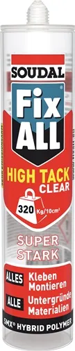 1K-Hybrid-Polymer Fix All HT transp.305g Kartusche SOUDAL
