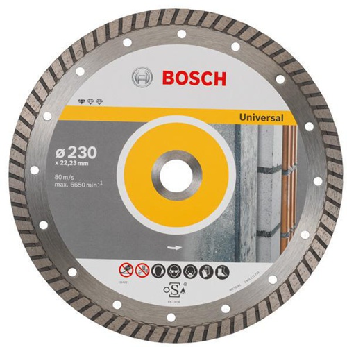 Bosch Diamanttrennscheibe Standard for Universal Turbo D.230mm Bohrungs-D.22,23mm
