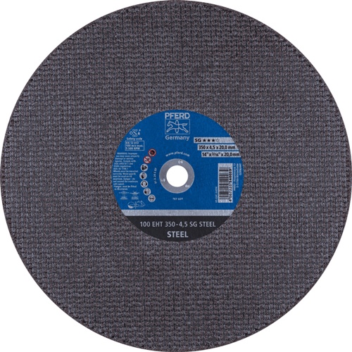 Trennscheibe 100 SG STEEL D350x4,5mm ger.Bohr.20mm PFERD