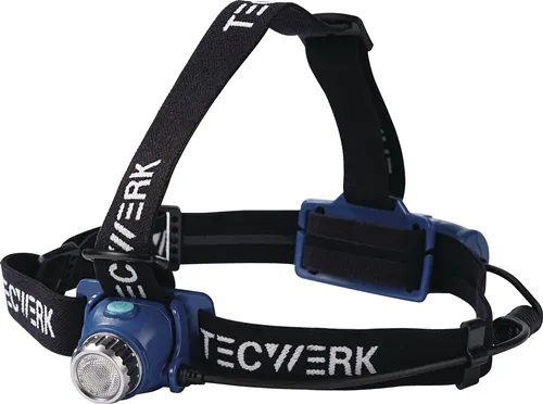 TECWERK LED-Kopfleuchte 3,7V 2600 mAh Li-ion 5V