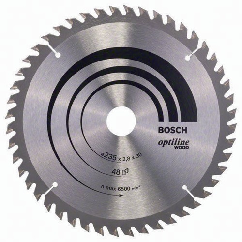 Bosch Kreissägeblatt PRO Wood AD 235mm Z.48 WZ Bohr.30mm Schnitt-B.2,8mm HM 