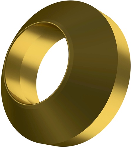 Scarfing-Schneidring ISO PSR3-R14:5040 Rohrinnen-D. 36mm MT-CVD beschichtet Gold