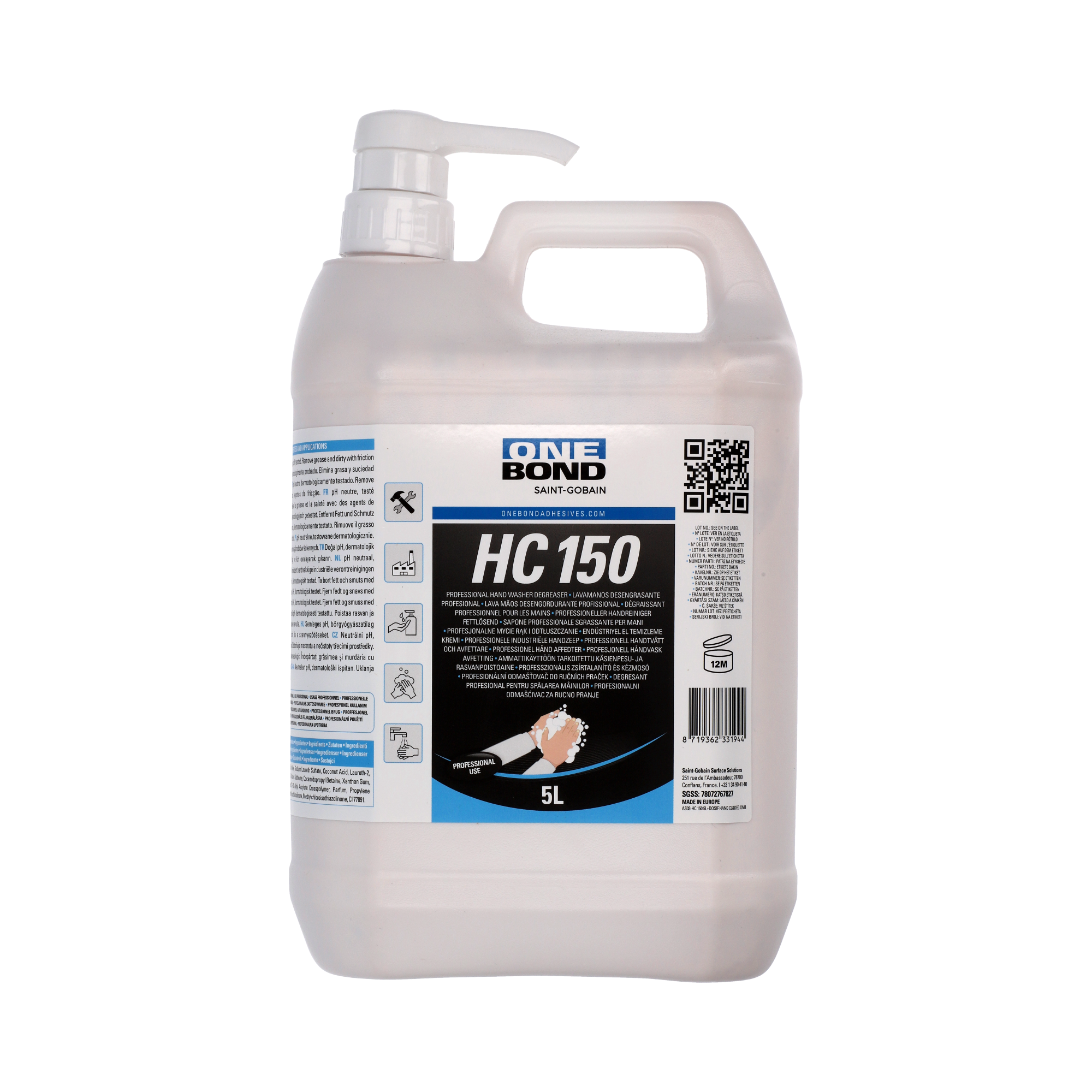 OneBond HC 150 Entfettende Handreinigungspaste