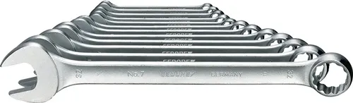 Ringmaulschlüsselsatz 7-020 20-tlg.SW 8-32mm Form A CV-Stahl GEDORE