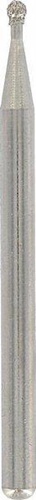 Bosch Fräser DREMEL® Arbeits-D.2mm Schaft-D.3,2mm diamantbestückt kugelförmig