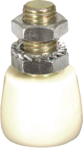 Führungsrolle Stahl verzinkt, gelb Kunststoffrolle HELM