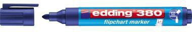 edding Flipchartmarker 380 4-380003 1,5-3mm Rundspitze blau