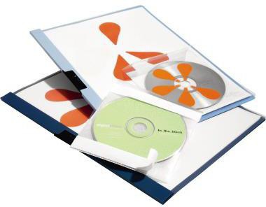 DURABLE CD/DVD Hülle FIX 521019 160x241x6,5mm PP tr 10 St./Pack