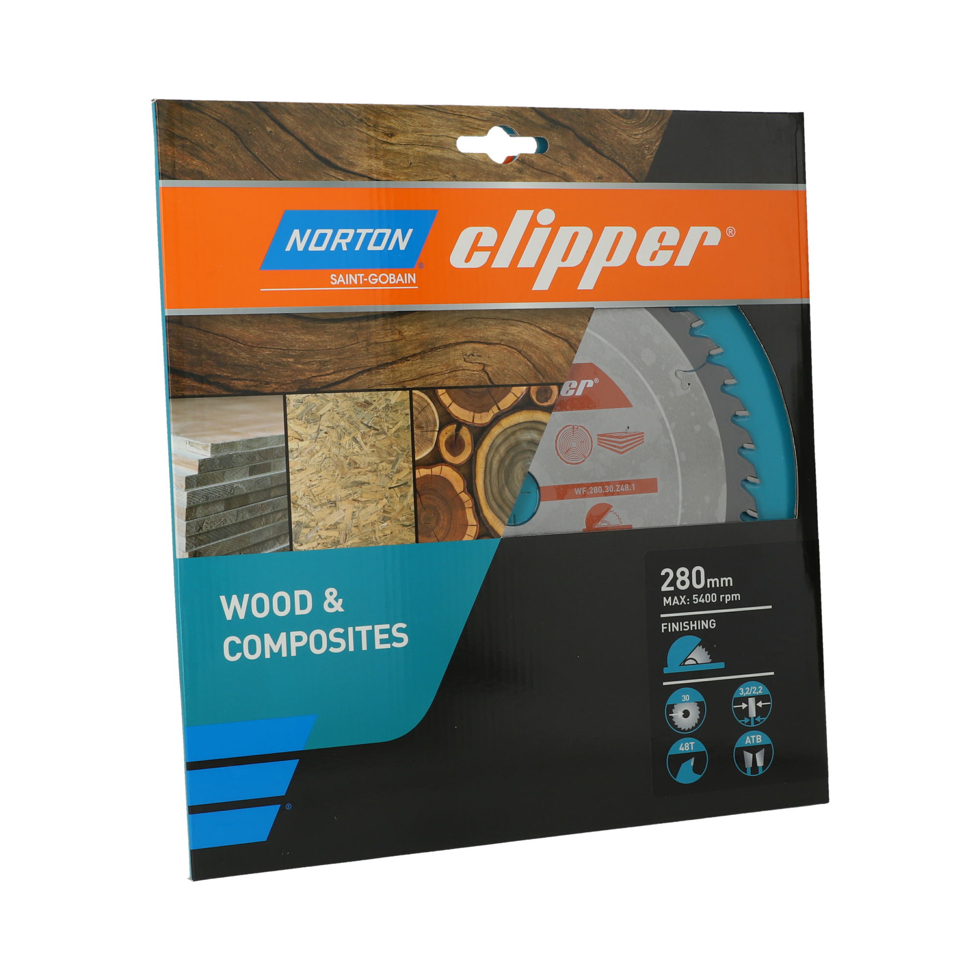 Norton Clipper Tischkreissägeblatt Pro Wood Finishing