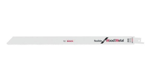 Bosch Säbelsägeblatt S 1222 VF L.300mm B.19mm TPI 10-14 1,8-2,6mm 5 St./Karte