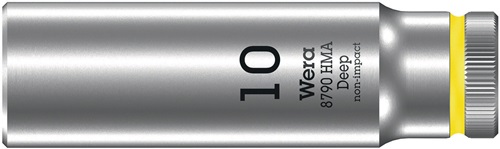 Steckschlüsseleinsatz 8790 HMA Deep 1/4 Zoll a6-KT.SW 10mm L.50mm WERA