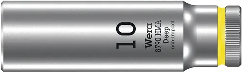 Steckschlüsseleinsatz 8790 HMA Deep 1/4 Zoll a6-KT.SW 10mm L.50mm WERA