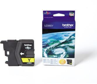 Brother Tintenpatrone LC985Y 260Seiten gelb