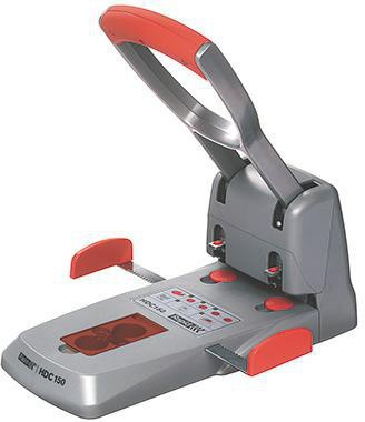 Rapid Registraturlocher HDC150 23000600 Guss silber/orange