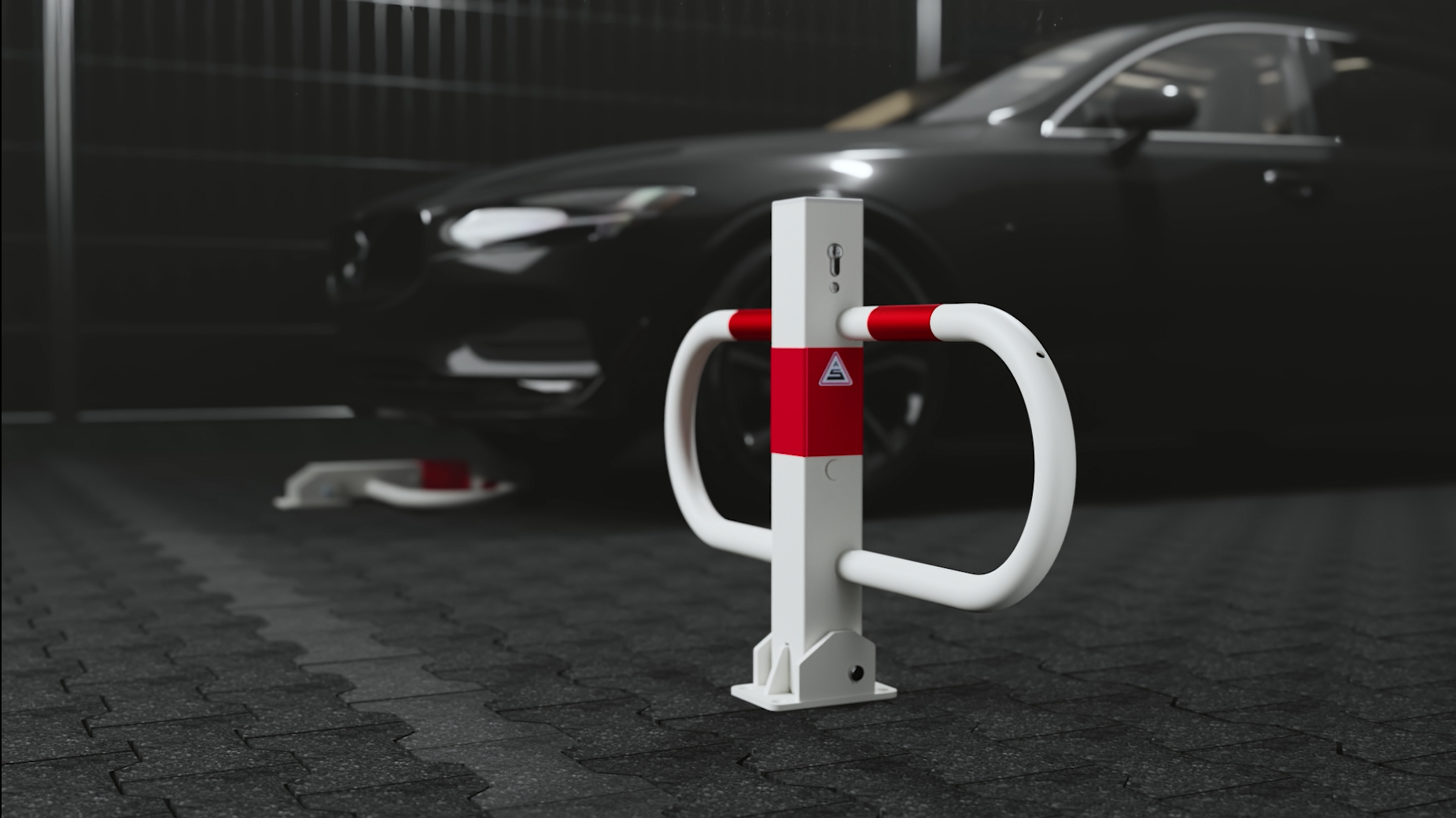 Parkplatzsperre
