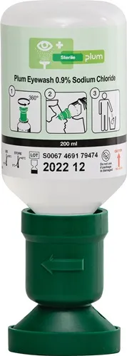 Augenspülflasche 200ml 3 J.(ungeöffnete Flasche) DIN EN15154-4 PLUM
