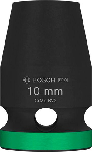 Bosch Steckschlüsseleinsatz PRO Impact 1/2Zoll SW10mm M6 Standard Außen-D.17,6/25mm