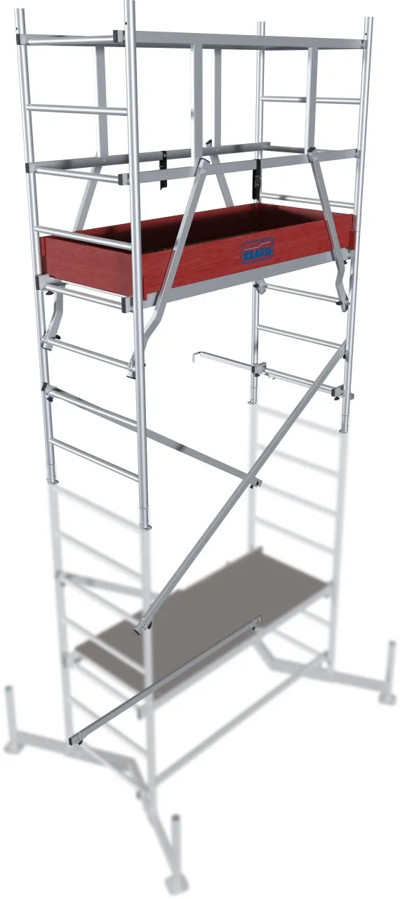 Krause MONTO ClimTec Alu-ArbeitsGerüst 1. Aufstockung