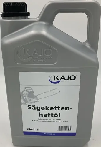 Sägekettenhaftöl 75-95 mm²/s (bei 40GradC) 5l Kanister KAJO