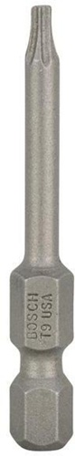 Bosch Schrauberbit Extra-Hart ISO 1173 E6.3 T9 L.49mm 1/4Zoll-Außen-6kt