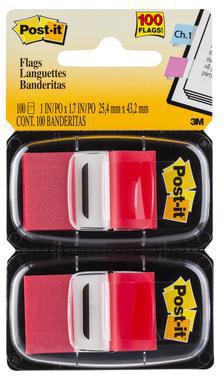 Post-it Haftstreifen Index Standard 680-RD2 50Blatt rot 2 St./Pack