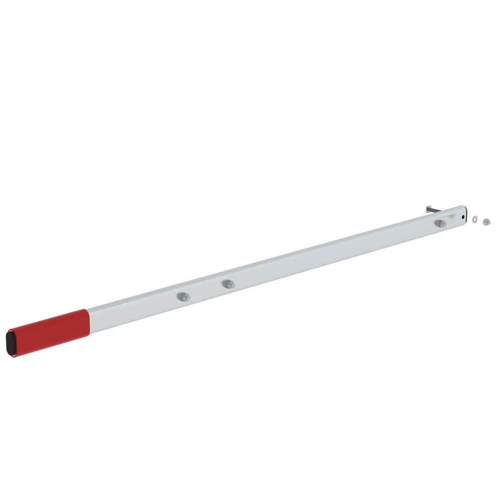 MUNK Schiebegriff inkl. Schrumpfschlauch für Arbeitspodest fahrbar 4 stufig, Länge 1180 mm