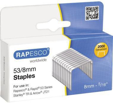 RAPESCO Heftklammern 0752 53/8mm verzinkt