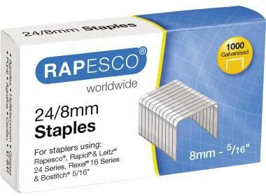 Rapesco Heftklammern 1456 24/8mm 1.000 St./Pack.