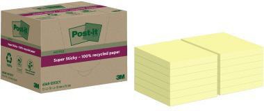 Post-it Haftnotiz Super Sticky Recycling 654 RSS12CY ge 12 St.