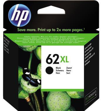 HP Tintenpatrone C2P05AE 62XL 600Seiten schwarz