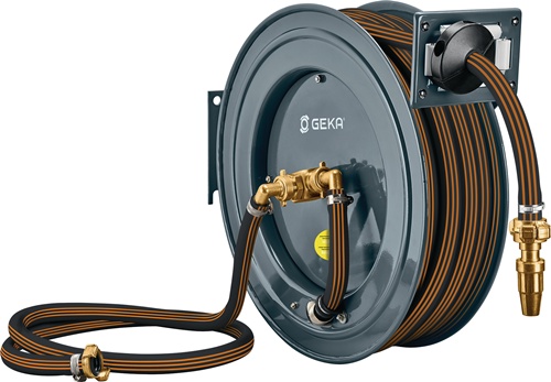 Schlauchaufroller PA20GSK Anschl.-Gew.33,25mm G 1 AG Zoll pulv.STA GEKA