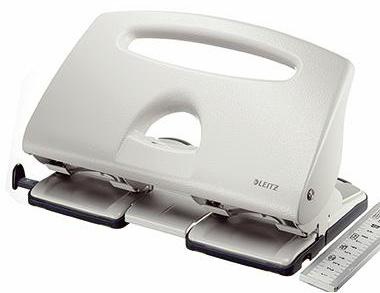 Leitz Doppellocher 51320085 max. 40Bl. Metall grau