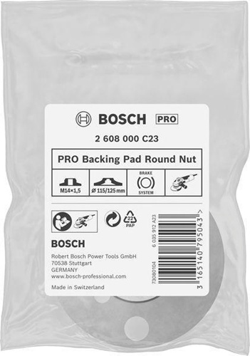 Bosch Rundmutter PRO D.115/125mm Gewinde M14x1,5mm 