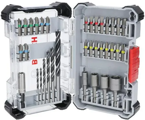 Bosch Bohrer-Bit-Set Extra Hard PRO Wood 35tlg. L.25-112mm PH/PZ/SL/HEX/TH