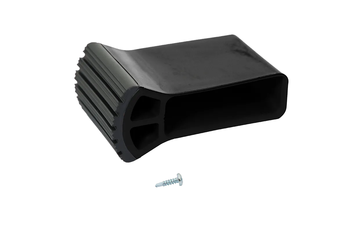 KRAUSE Traversenfußkappe 61,5x20 mm, schwarz