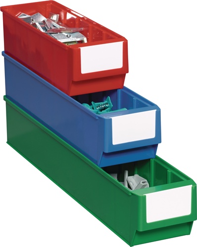 TECWERK Regalkasten L400xB183xH81mm grün PP 