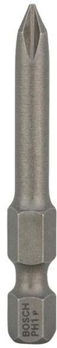Bosch Schrauberbit Extra-Hart ISO1173 E6.3 PH 1 L.49mm 1/4Zoll-Außen-6kt 3erPack