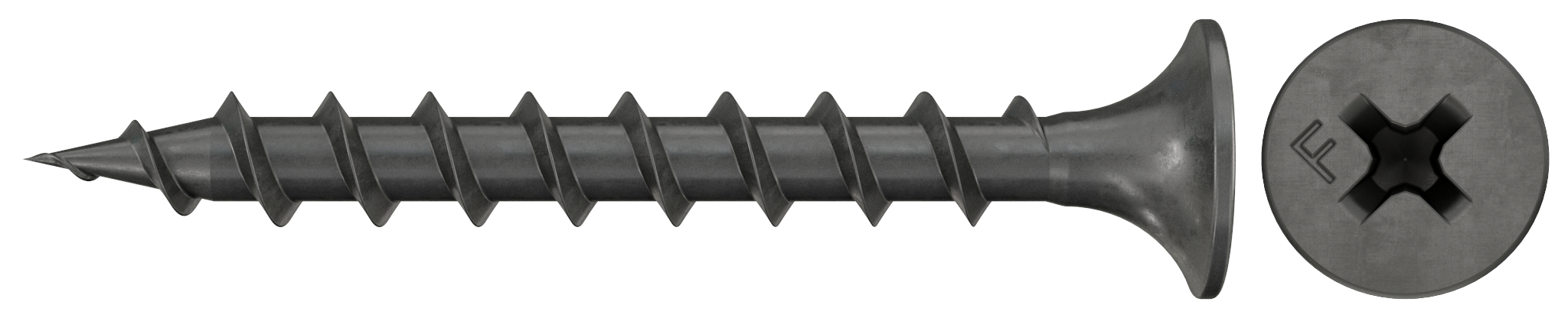 fischer Schnellbauschraube 3,5 x 35 Trompetenkopf phosphatiert Grobgewinde Kreuzschlitz PH