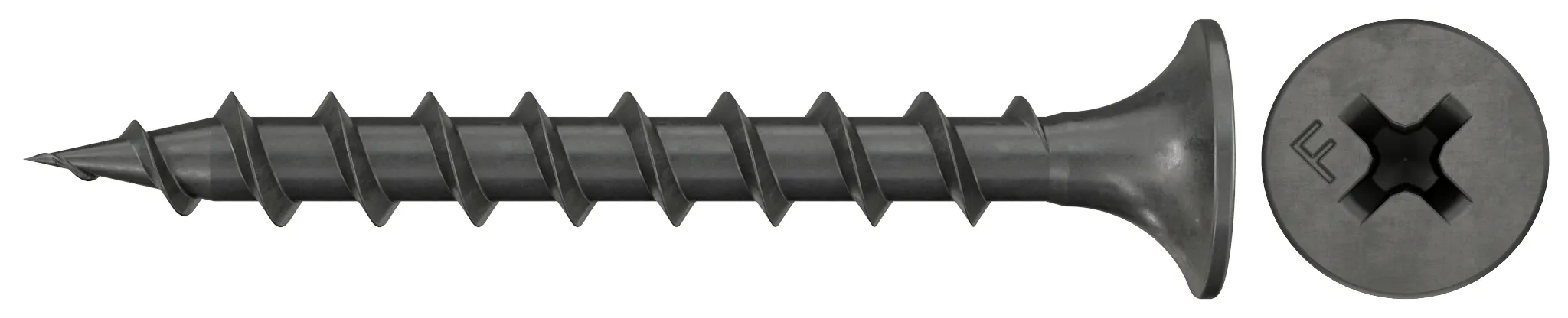 fischer Schnellbauschraube 3,5 x 35 Trompetenkopf phosphatiert Grobgewinde Kreuzschlitz PH
