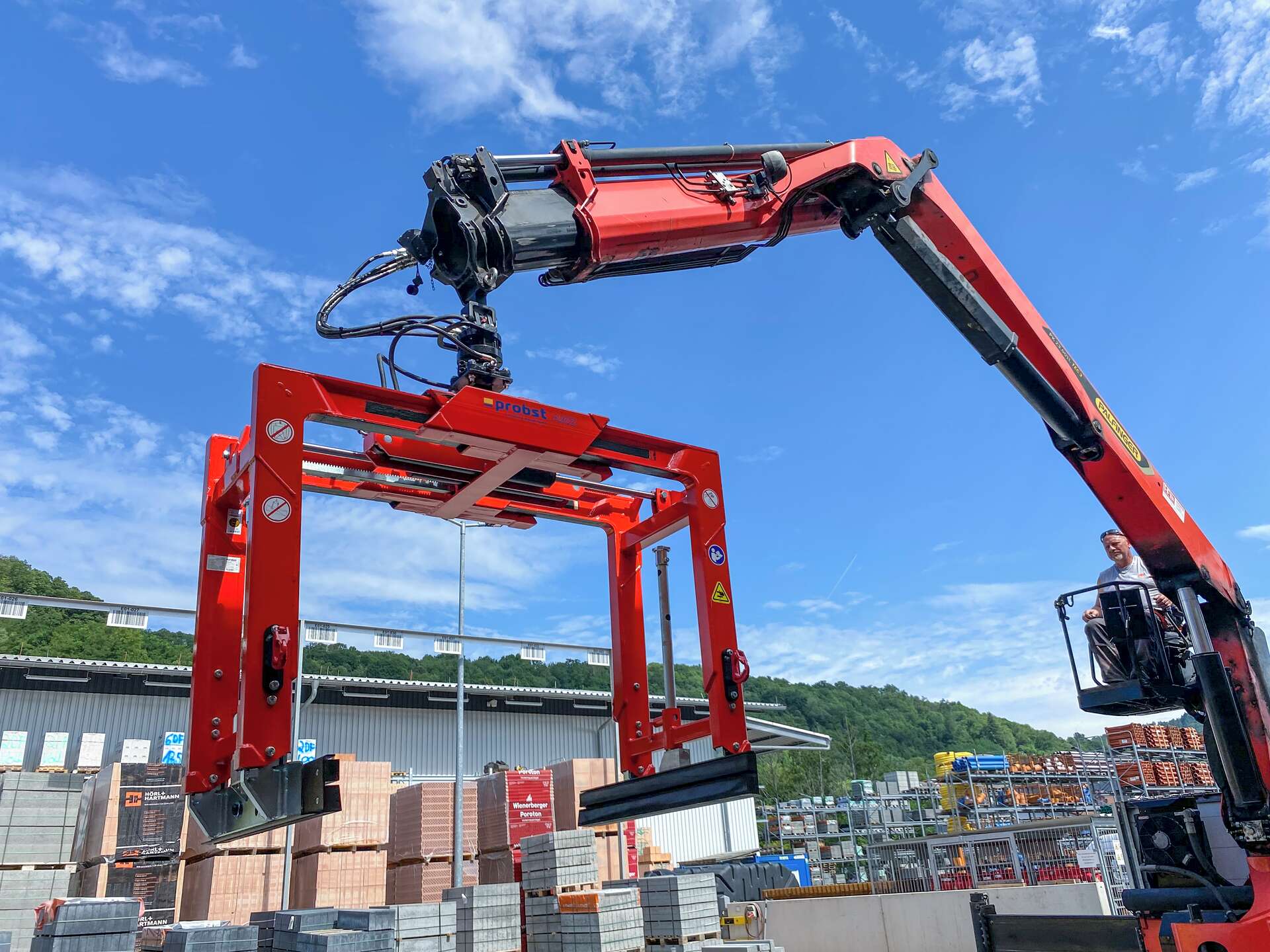 Probst AKZ-UNI-H Aufbaukranzange mit einstellbarer Eintauchtiefe