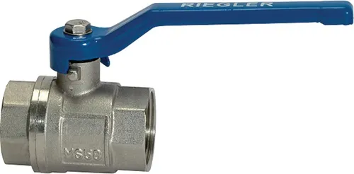 Messingkugelhahn VALVE LINE 26,44mm G 3/4 Zoll innen/innen DN 20mm RIEGLER