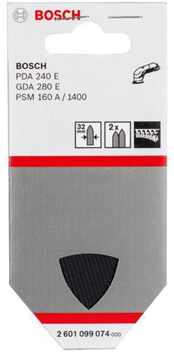 Bosch Klettgewebeersatz f.Schleifzunge 2er Pack 