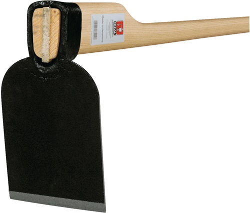 Kleinhacke Blattmaß 145x95x100mm geschmiedet,m.Eschenstiel G.1000g IDEAL