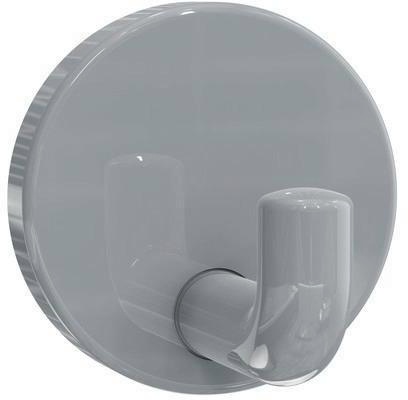Einzelhaken 477.90.010 einfach A.45mm PA felsgrau 95 D.50mm HEWI